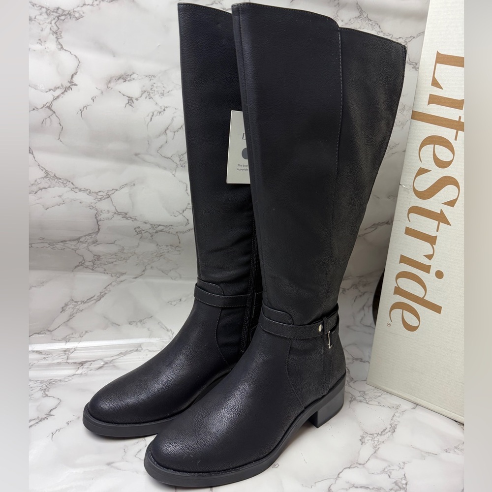Women's LifeStride Berkley Black Boots US Size 8,5
